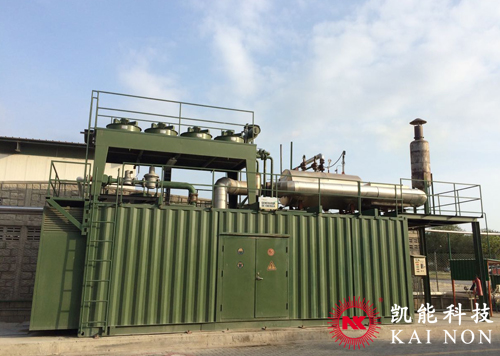 發(fā)電機組余熱鍋爐項目現(xiàn)場
