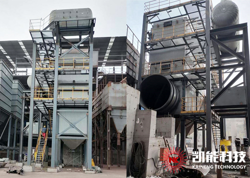 凱能科技承建天馬能源環(huán)冷機(jī)煙氣余熱利用項目主體安裝完成